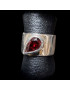 Bague Grenat Argent 925 Taille 57+