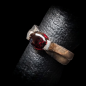 Bague Grenat Argent 925 Taille 55