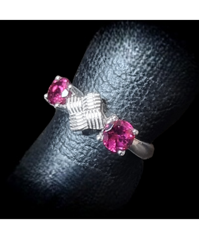 Bague Grenat Argent 925 Taille 56