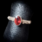 Bague Grenat Argent 925 Taille 57
