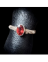Bague Grenat Argent 925 Taille 57