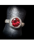 Bague Grenat Argent 925 Taille 56