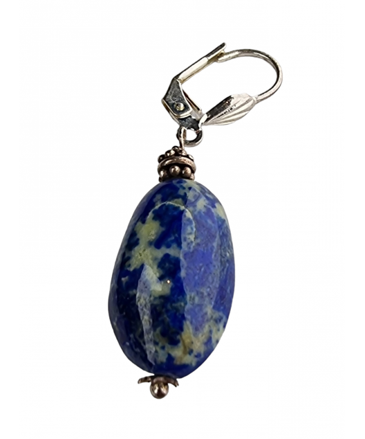 Boucles Lapis-lazuli Argent 925