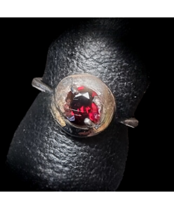 Bague Grenat Argent 925 Taille 56