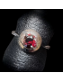 Bague Grenat Argent 925 Taille 56
