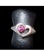 Bague Grenat Argent 925 Taille 52