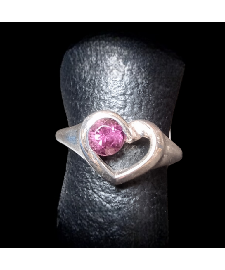 Bague Grenat Argent 925 Taille 52