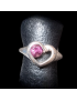 Bague Grenat Argent 925 Taille 52