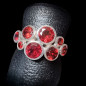 Bague Grenat Argent 925 Taille 58