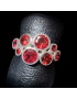 Bague Grenat Argent 925 Taille 58