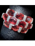 Bague Grenat Argent 925 Taille 59