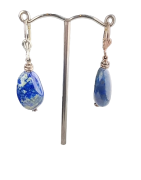 Boucles Lapis-lazuli Argent 925
