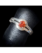 Bague Tourmaline Argent 925 Taille 52