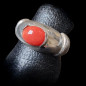 Bague Corail Argent 925 Taille 53
