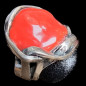 Bague Corail Argent 925 Taille 57+