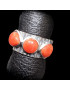 Bague Anneau Corail Argent 925 Taille 58