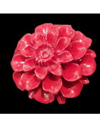 Bague Bakélite Fantaisie Fleur Taille 55+