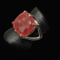 Bague Cornaline Acier inox Taille 58