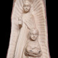 Statue en Bois de néflier de Madagascar Sainte Famille