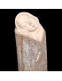 Statue en Bois de néflier de Madagascar Vierge à l'enfant "Tendresse"