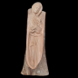 Statue en Bois de néflier de Madagascar Vierge à l'enfant