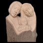 Statue en Bois de néflier de Madagascar Sainte Famille