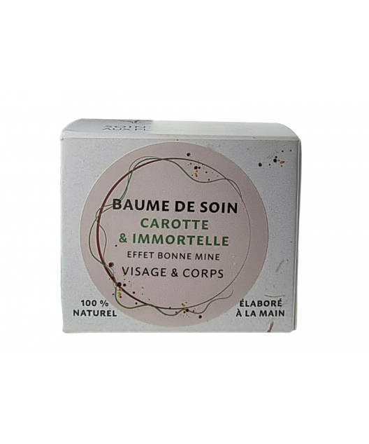 Baume de soin Carotte & Immortelle 40ml "Effet bonne mine"