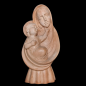 Statue en Bois de néflier de Madagascar Vierge à l'enfant