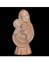 Statue en Bois de néflier de Madagascar Vierge à l'enfant