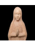 Statue en Bois de néflier de Madagascar Vierge priant