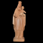 Statue en Bois de néflier de Madagascar Vierge à l'enfant couronnée
