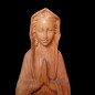 Statue en Bois de néflier de Madagascar Vierge priant