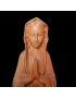Statue en Bois de néflier de Madagascar Vierge priant