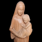 Statue en Bois de néflier de Madagascar Vierge à l'enfant