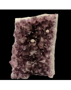 Géode Améthyste avec cristaux de Calcite