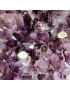 Géode Améthyste avec cristaux de Calcite