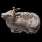 Boîte Animal Vache Argent