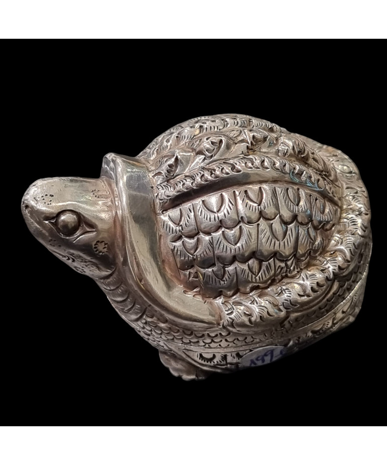 Boîte Animal Tortue Argent