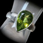 Bague Péridot Argent 925 Taille 56