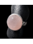 Bague Quartz rose argent 925 Taille 59