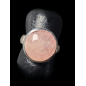 Bague Quartz rose argent 925 Taille 58