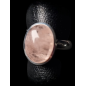 Bague Quartz rose argent 925 Taille 60