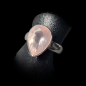 Bague Quartz rose argent 925 Taille 57
