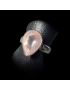Bague Quartz rose argent 925 Taille 57
