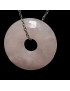 Pendentif Quartz rose Donut