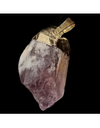 Pendentif Améthyste doré