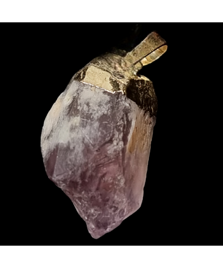 Pendentif Améthyste doré