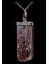 Pendentif Lépidolite Argent 925 avec Chaîne acier inox