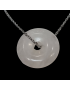 Pendentif Cristal de roche Donut