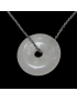 Pendentif Cristal de roche Donut